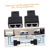 Operitacx 2pcs Ethernet Socket Splitter Adapter Network Connector for Dual