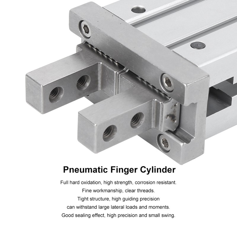MHZ2 Steel Pneumatic Finger Cylinder Double Acting Air Gripper High