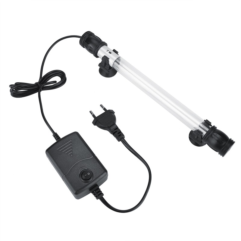 Submersible UV Light Sterilizer Waterproof Clean Green Algae Lamp for