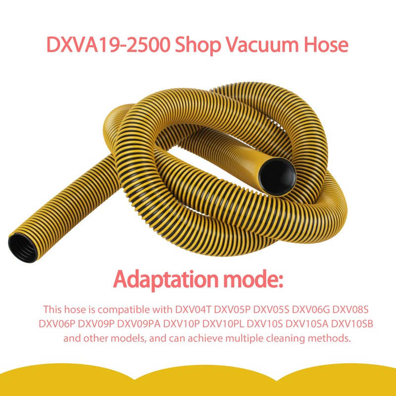 DXVA19-2500 Vacuum Hose Fits for Dewalt Vacuum Hose 1-7/8” x
