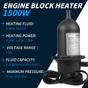 QRYDWQ 1500W 120V Engine Block Heater For Marine Generator Truck