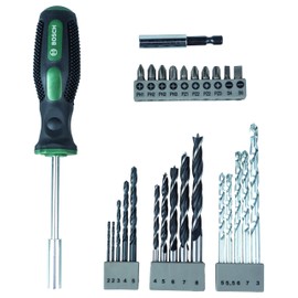 Bosch Promotion 2607017201 Drill Bit Set with Screwdriver