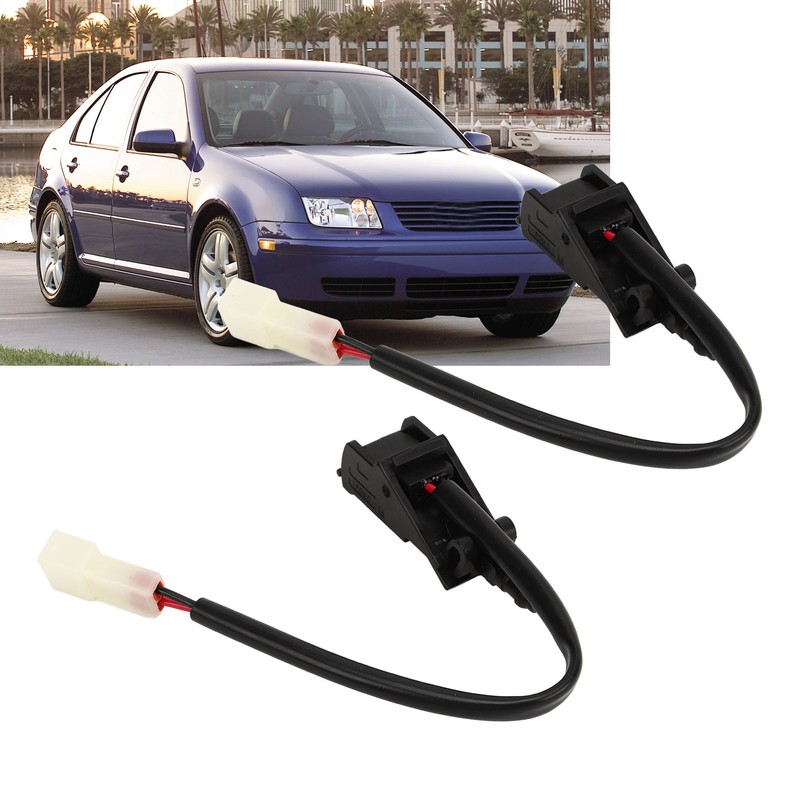 1Pair Front Windshield Washer Nozzle Heated 6E0955986B Durable Anti Crack