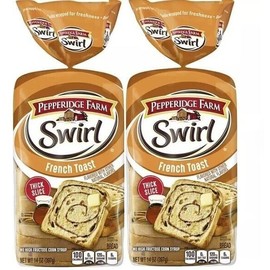 Pepperidge Farm NEW! Pepperidge Farm Swirl French Toast Breakfast Bread 2 PACK ( SHIP NOW)