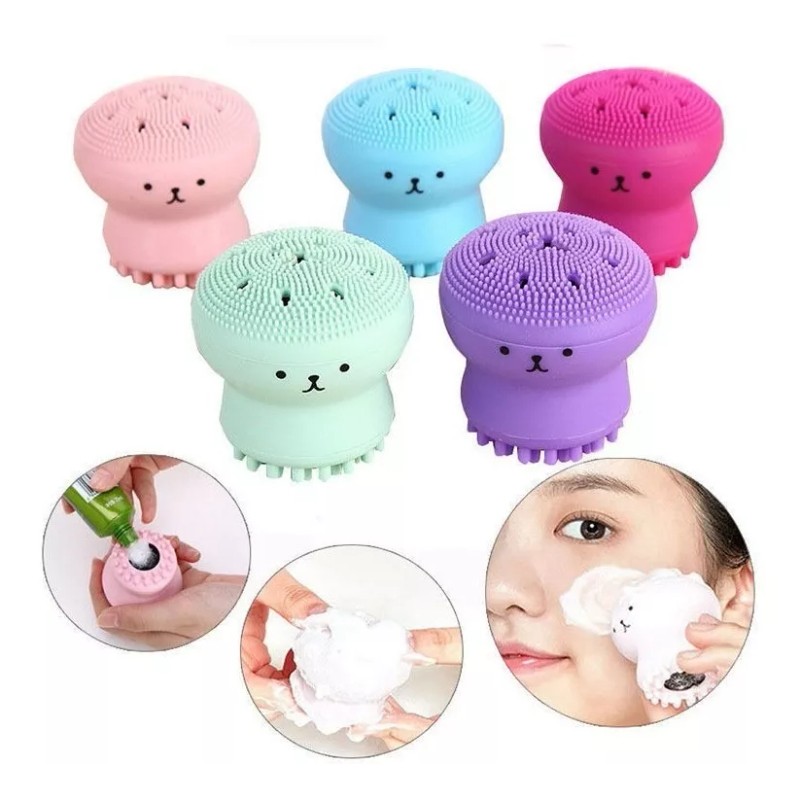 Universo en Linea Paquete 5 Cepillo Exfoliante Facial Suave Silicona