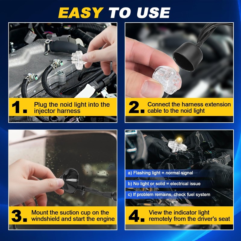 DASBET Noid Light Test Kit 11 Pieces | Fuel Injector