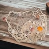 MIJOMA Decorative Fishing Net with Shells, Maritime Flair, 100 x
