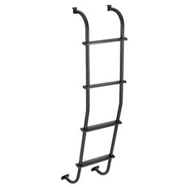Tough Grade 52'' Universal RV Ladder – Heavy-Duty Aluminum for RVs, Campers, and Cargo Vans (Black)