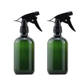 ILSSLI Plastic Spray Bottles 17OZ Empty Spray Bottle 2PCS Refillable Water Squirt Bottles Leakproof Water Spray Bottles for Cleaning Solution Alcohol Gardening Plants and Hairdressing