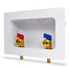 D.N. Washing Machine Outlet Box with Valves Dual Drain PEX