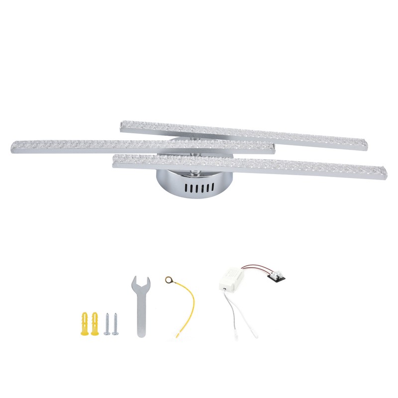 3Strips LED Ceiling Lamp Modern CeilingMounted Light Living Room Bedroom