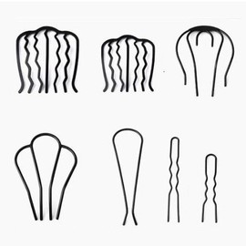 Simple multi-purpose fixing pin U-pin updo hair clip multi-purpose fixing pin hairpin / 간편 다용도 고정핀 U핀 올림머리핀 올림 머리 다용도 고정 핀 헤어핀