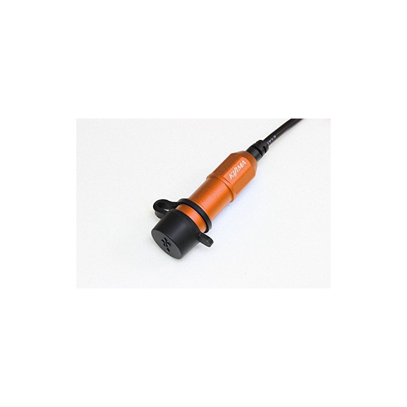 Kijima 304-6235 Motorcycle, Motorcycle Parts, USB Port Kit, MULTILA Charger,