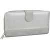 styleBREAKER purse in a 2-tone metallic look and press stud