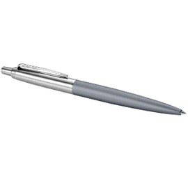 PARKER Jotter XL Ballpoint Pen, Chrome Trim, Medium Point, Blue Ink, Gift Box, Alexandra Matte Grey