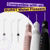 BURST Electric Water Flosser Replacement Tips (Perio/2 Pack) | for