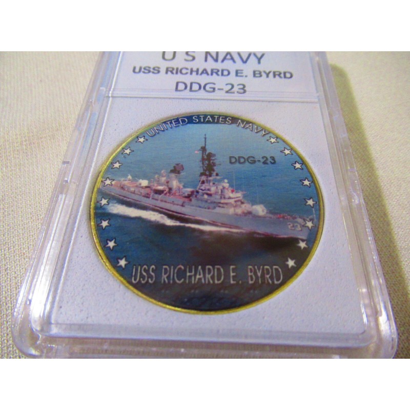 US NAVY - USS RICHARD E. BYRD (DDG-23) Challenge Coin