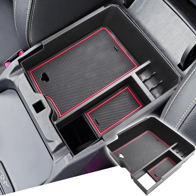 HGWEI Center Console Organizer Tray Compatible with 2024 2025 Ford