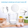 Left Handed Glass Measuring Cups for Left Hand People(2-Cup, 500