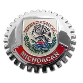 Michoacan Mexico Grill Badge Mexican Emblem for Trucks and Cars