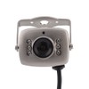 Ticfox Kabelgebundene Überwachungskamera,Mini 6 LED CMOS-CCTV-Überwachungskamera mit Nachtsichtfunktion und digitaler