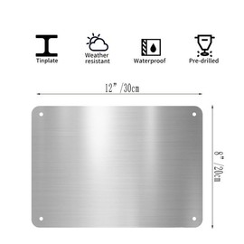 Estiyond Danger Cliff Edge Sign Metal Aluminum Tin Sign Uv Protected And Weatherproof 12""X8""