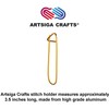ChiaoGoo Single Point 7-inch (18cm) Bamboo Dark Patina Knitting Needle;