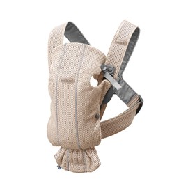 BabyBjörn Baby Carrier Mini Air, Pearly Pink, Suitable for Newborns and Upwards, 1 Piece