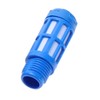 Pneumatic Silencer 1/4 Inch Plastic Set of 3 Industrial Quality