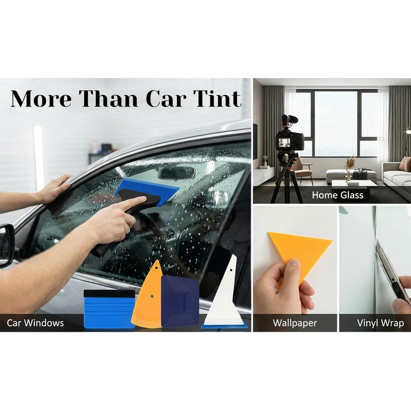 51Pcs Car Window Tint Kit, Complete Window Tint Tools for