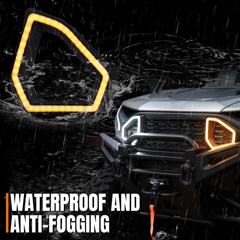 HAKA TOUGH Front Accent Light for 2024 Polaris Ranger XD