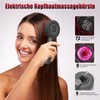 Scalp Massage Brush Electric Head Massager with Red Light Serum