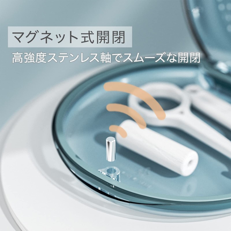 Pelata Mouthpiece Case (Portable/Magnetic Closure/Thin) Orthopedic Retainer Case (Cute/Compact/Fashion), Clear