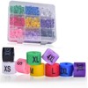 Apore Pack of 450 Size Markers, Plastic Hangers, Size Rings,