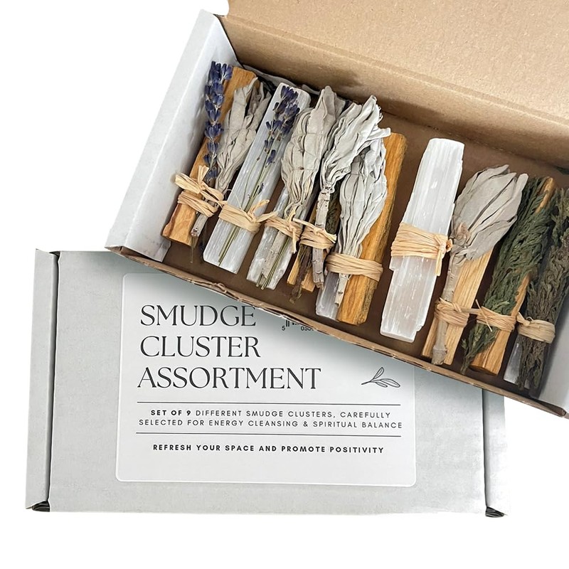 Smudge Cluster Assortment Box, Set of 9