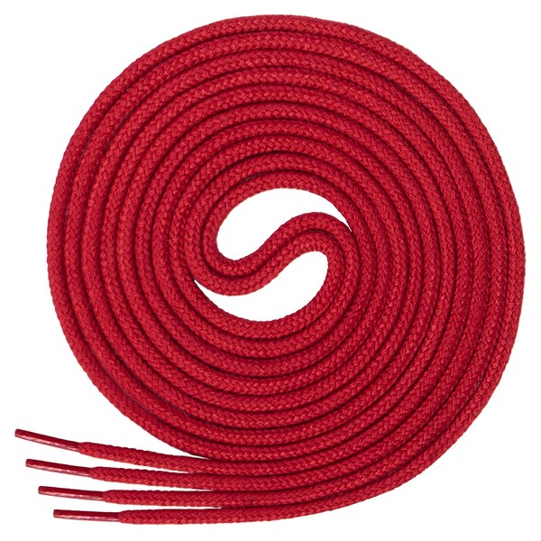 Di Ficchiano Round Shoelaces, Round Laces Made of 100% Cotton,