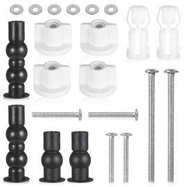 Toilet Seat Attachment Set, 4 Pieces Universal Toilet Lid Attachment Set, Toilet Lid Holder, Stainless Steel Toilet Seat Replacement Parts for Toilet Seat Cover