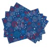 4th of July Placemats Set of 4 Patriotic Red and