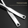 Iegefirm Kitchen Soup Ladle 304 Stainless Steel Punch Luminous Ladell