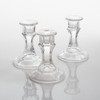 Eastland Clear Taper Candle Holder 4" Set of 12