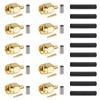 XRDS - Conectores de crimpado SMA RF SMA 10 unidades,