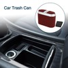 TUCKBOLD Car Trash Can Portable Car Door Trash Bin Red