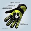 HO Soccer Game Lime Unisex Kids Goalkeeper Gloves, Black/Lime, Size