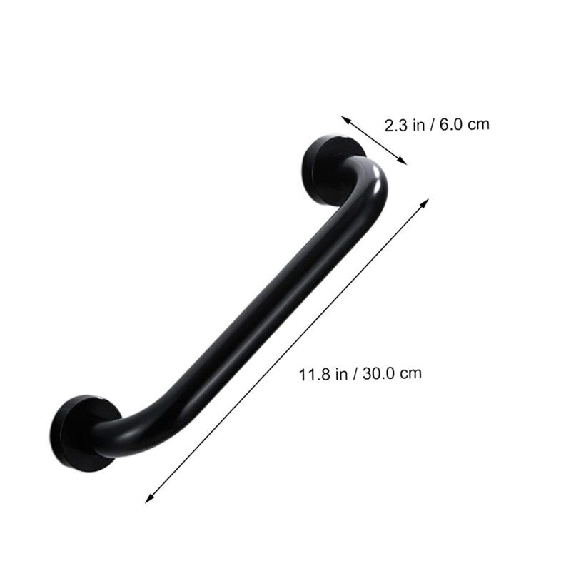 Gatuida 2pcs Non-Slip Grab Bar Set Sturdy Bathroom Shower Safety