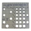 Screw Chek'r Metric Screw Thread Size Gauge No. 2 (8MM