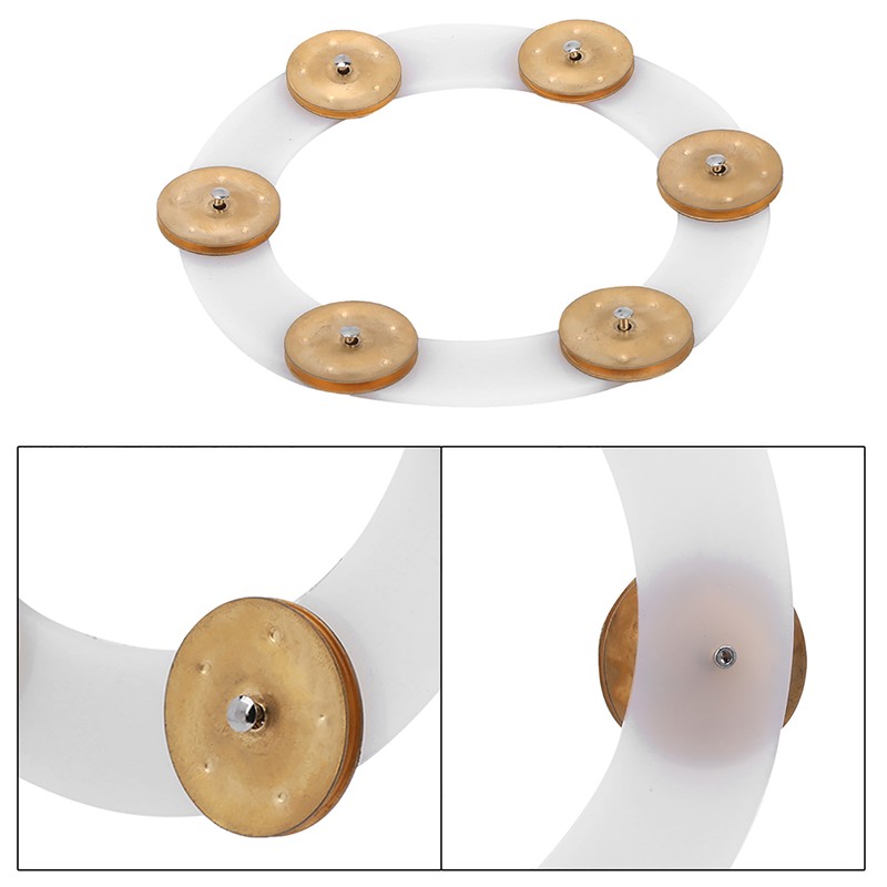Drum Cymbals Hi Hat Tambourine Drum Set Stainless Steel Bells