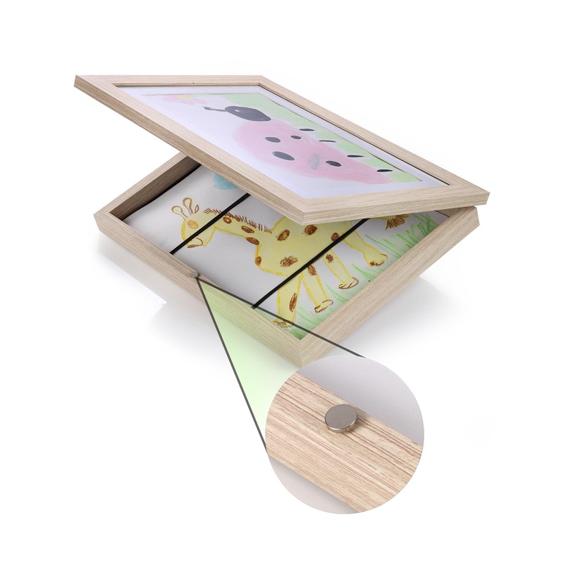 Lulubug Picture Frame Children's Drawings A4 - for 150 Pictures