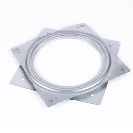 Mumusuki 6 Pulgadas Cuadrado Giratorio de Metal Placa giratoria TV Escritorio Lazy Susan Turntable rodamiento gabinete cajón organización