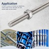 HiPicco M6 x 150mm Fully Threaded Rod & Studs, 304