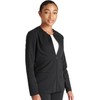 Cherokee Women Zip Scrub Jacket with 2 Pockets and Shirttail